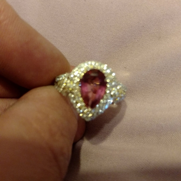 18kt Gold and white gold wedding Ring - Picture 5 of 9